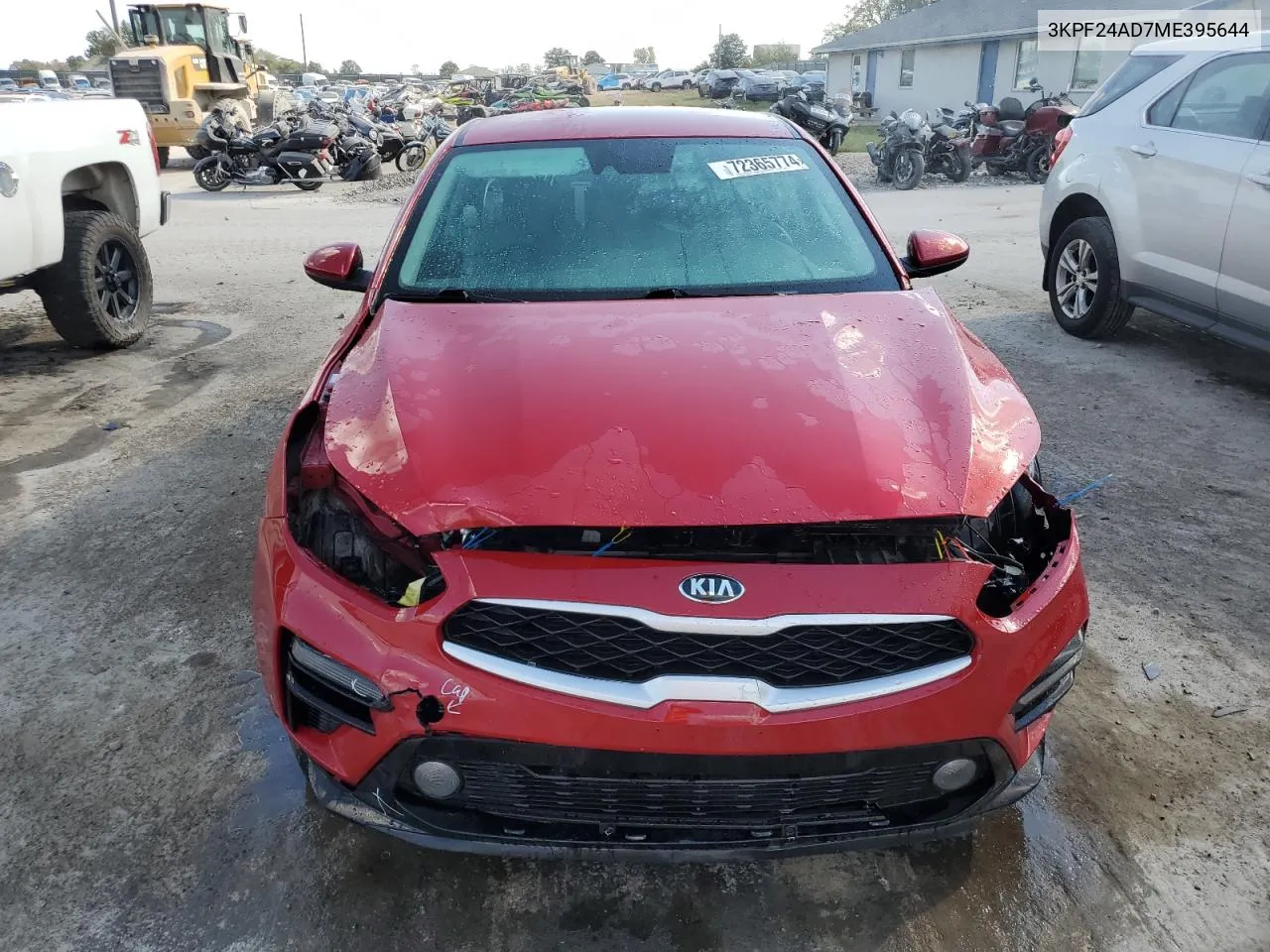 2021 Kia Forte Fe VIN: 3KPF24AD7ME395644 Lot: 72365774