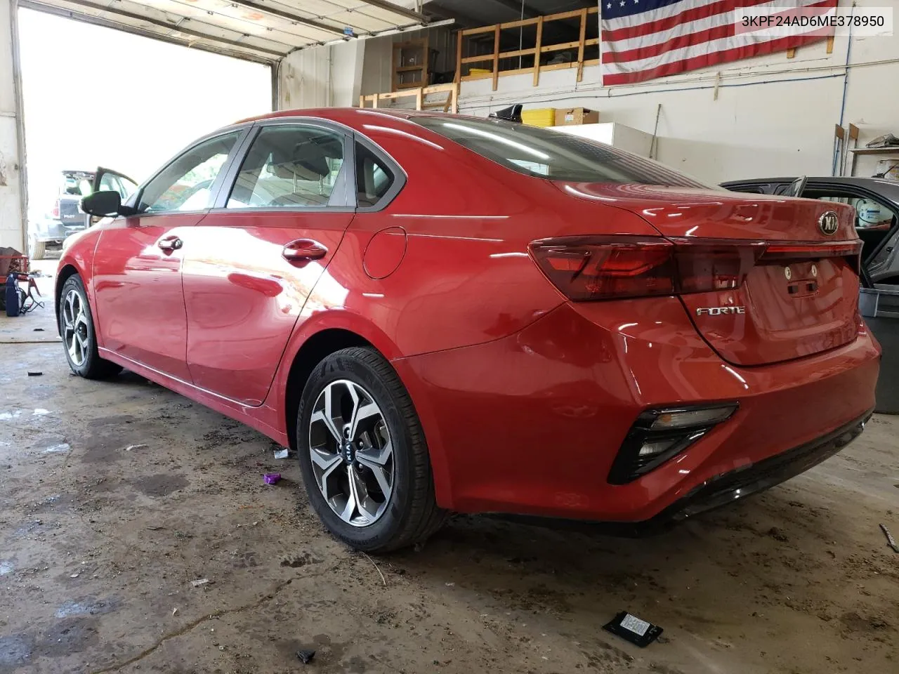 2021 Kia Forte Fe VIN: 3KPF24AD6ME378950 Lot: 72418534