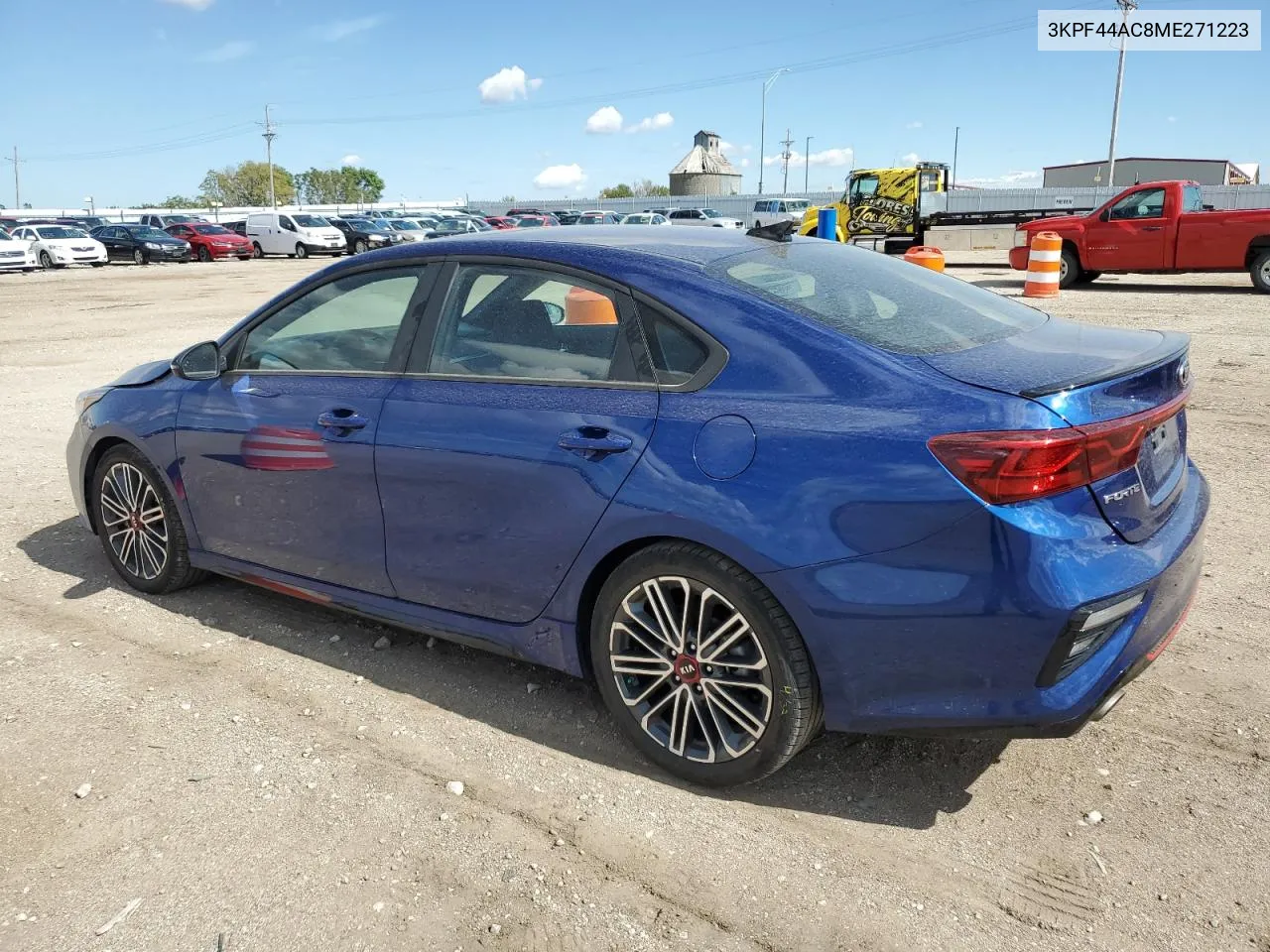 2021 Kia Forte Gt VIN: 3KPF44AC8ME271223 Lot: 72432384