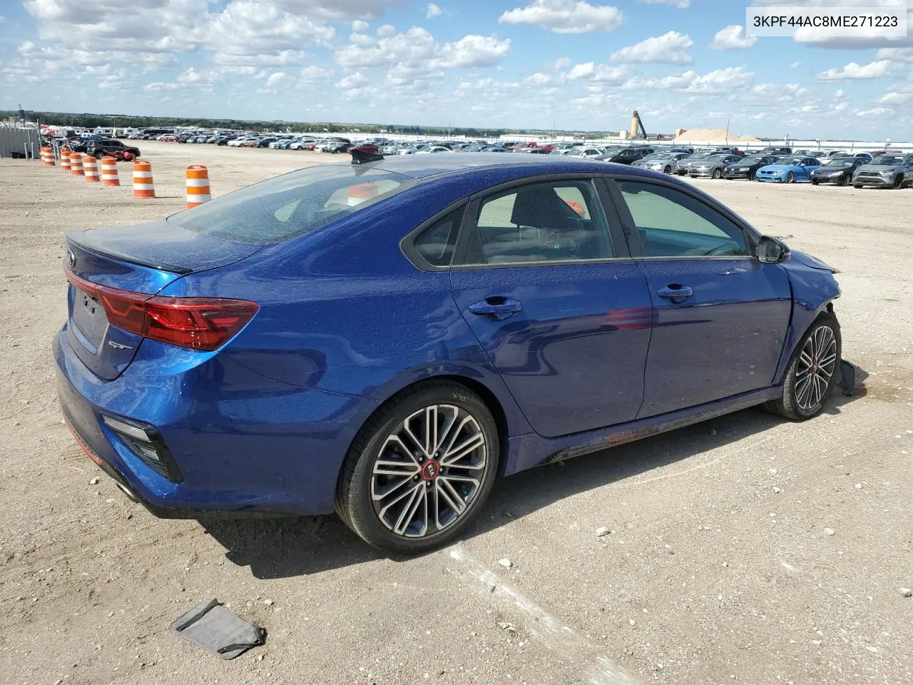 2021 Kia Forte Gt VIN: 3KPF44AC8ME271223 Lot: 72432384