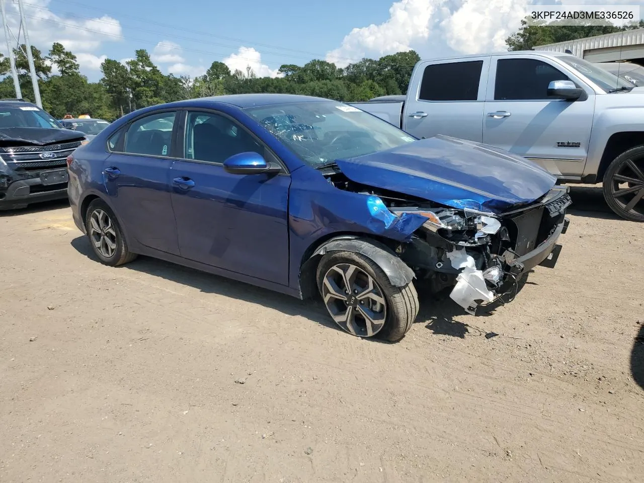 2021 Kia Forte Fe VIN: 3KPF24AD3ME336526 Lot: 72448564