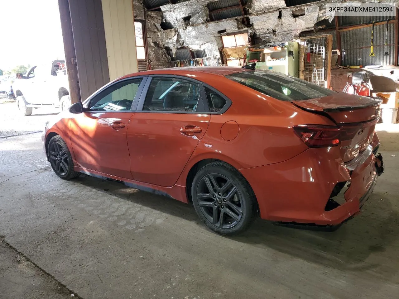 2021 Kia Forte Gt Line VIN: 3KPF34ADXME412594 Lot: 72553524