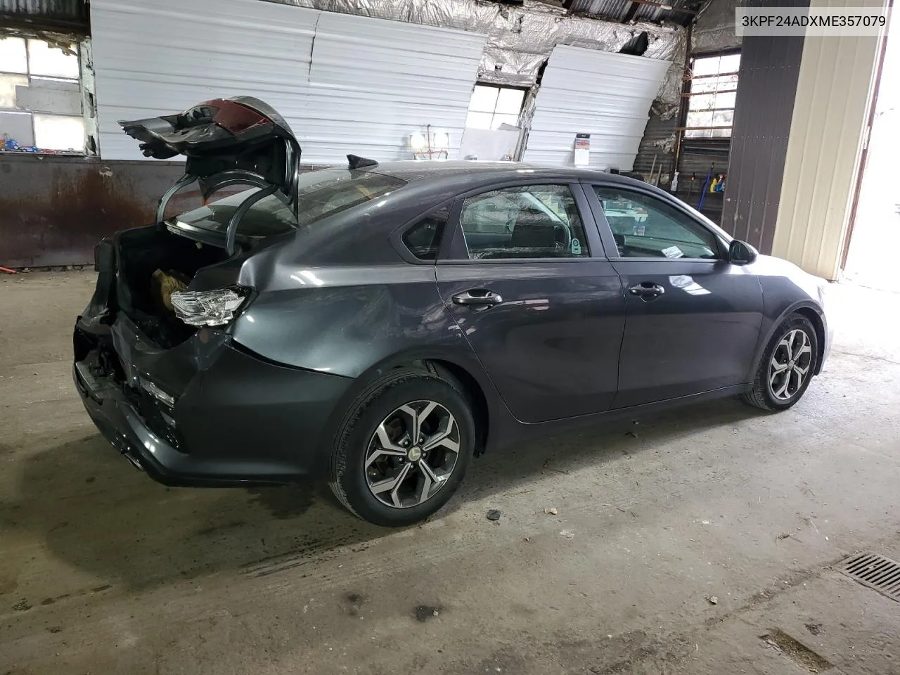 2021 Kia Forte Fe VIN: 3KPF24ADXME357079 Lot: 72597474