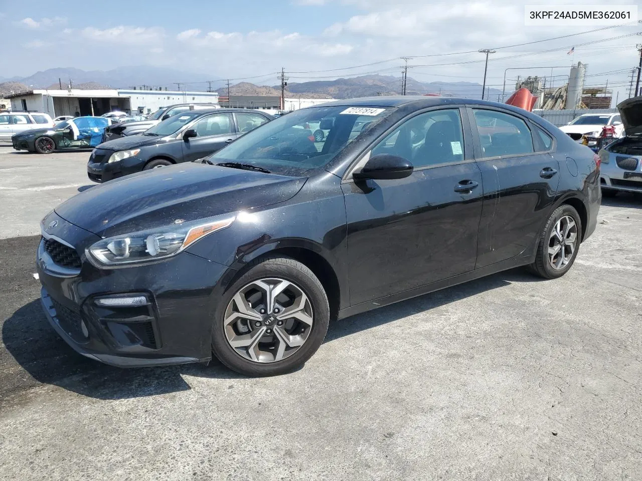 2021 Kia Forte Fe VIN: 3KPF24AD5ME362061 Lot: 72737814