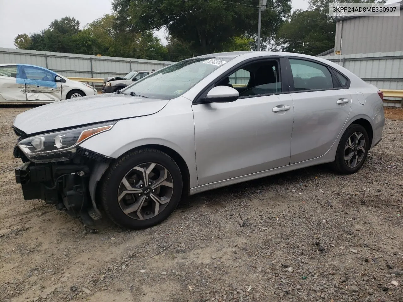 2021 Kia Forte Fe VIN: 3KPF24AD8ME350907 Lot: 72742274