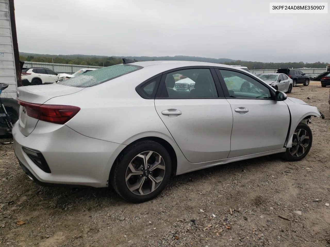 2021 Kia Forte Fe VIN: 3KPF24AD8ME350907 Lot: 72742274