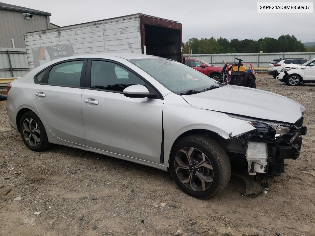 2021 Kia Forte Fe VIN: 3KPF24AD8ME350907 Lot: 72742274