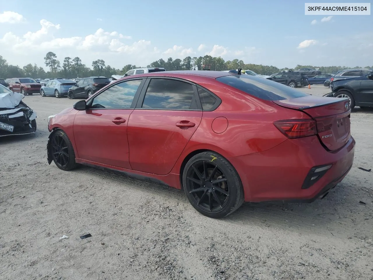 2021 Kia Forte Gt VIN: 3KPF44AC9ME415104 Lot: 72807744