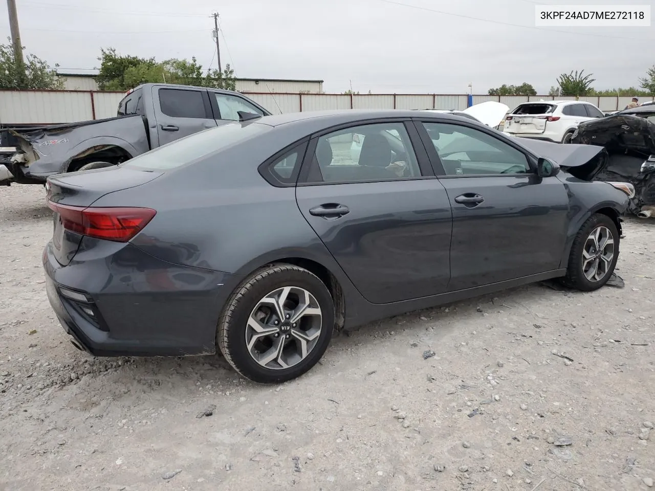 2021 Kia Forte Fe VIN: 3KPF24AD7ME272118 Lot: 72860434