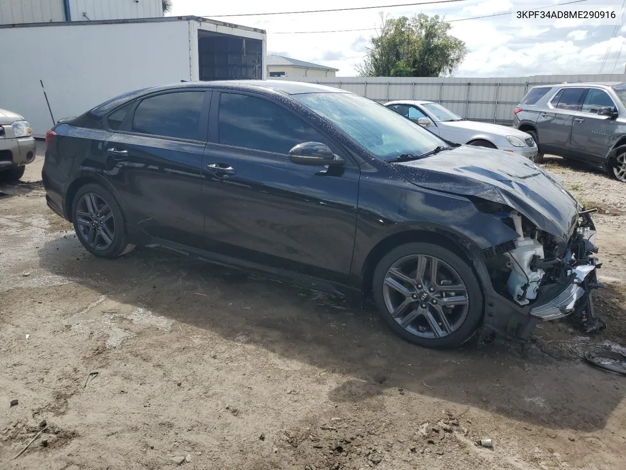 2021 Kia Forte Gt Line VIN: 3KPF34AD8ME290916 Lot: 73175374