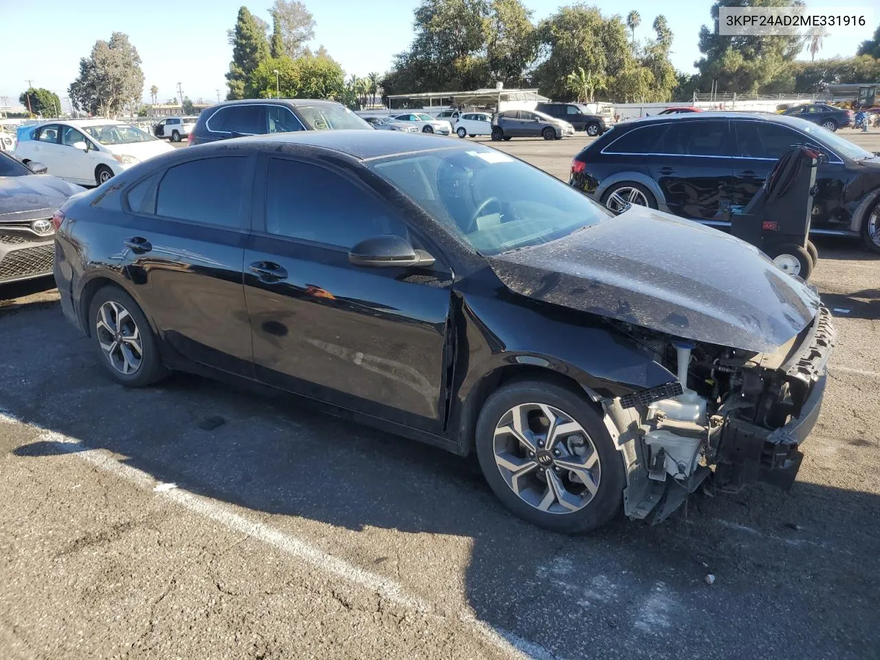 2021 Kia Forte Fe VIN: 3KPF24AD2ME331916 Lot: 73372174