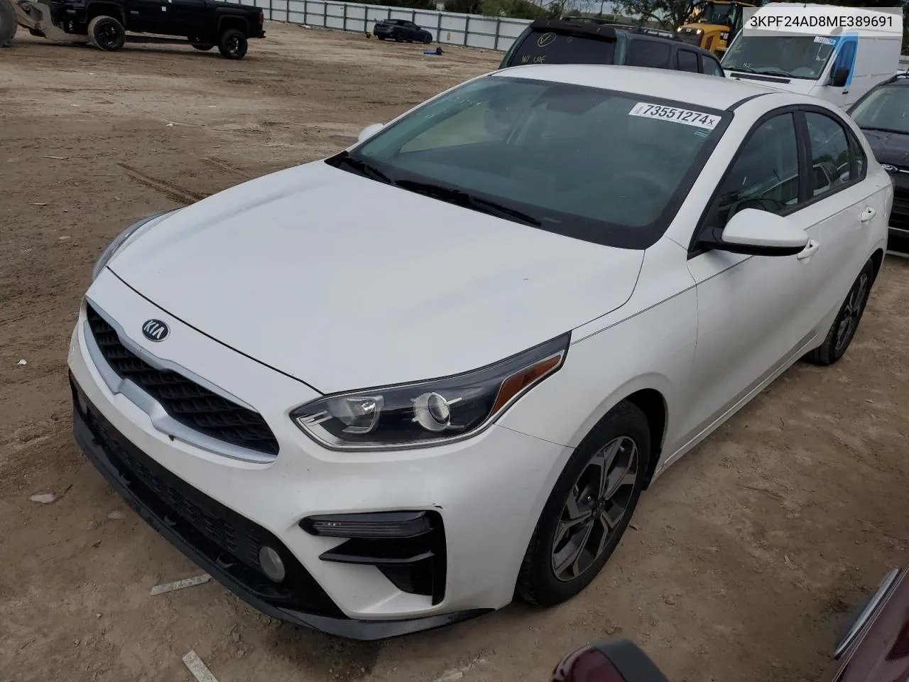 3KPF24AD8ME389691 2021 Kia Forte Fe