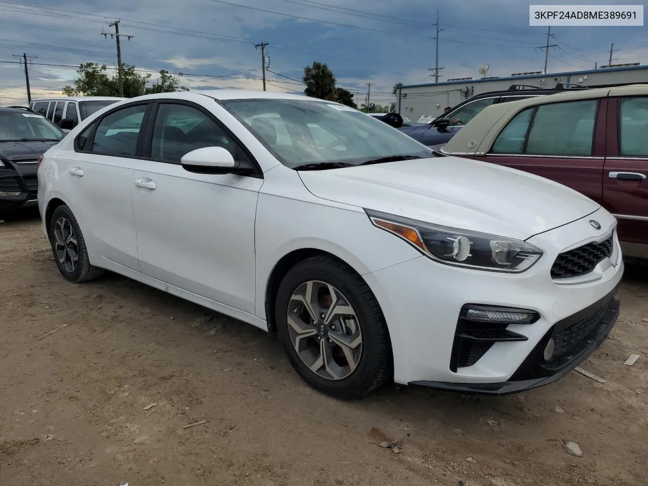 2021 Kia Forte Fe VIN: 3KPF24AD8ME389691 Lot: 73551274