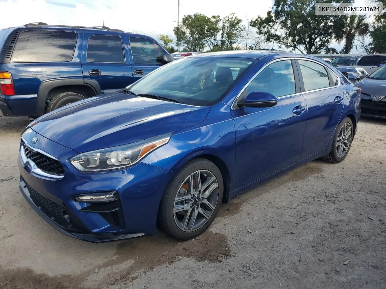 2021 Kia Forte Ex VIN: 3KPF54AD2ME281624 Lot: 73694324