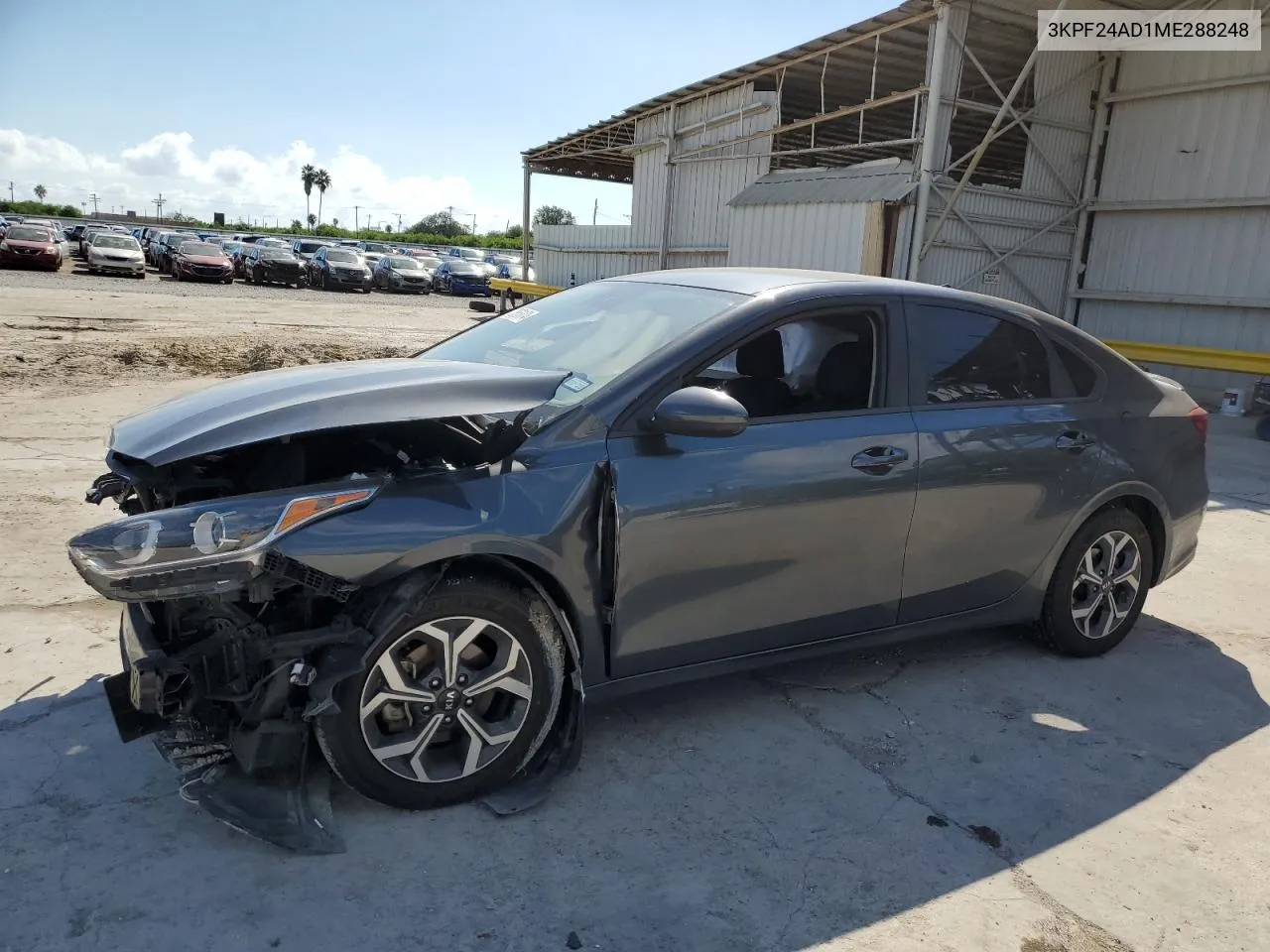 2021 Kia Forte Fe VIN: 3KPF24AD1ME288248 Lot: 73853174