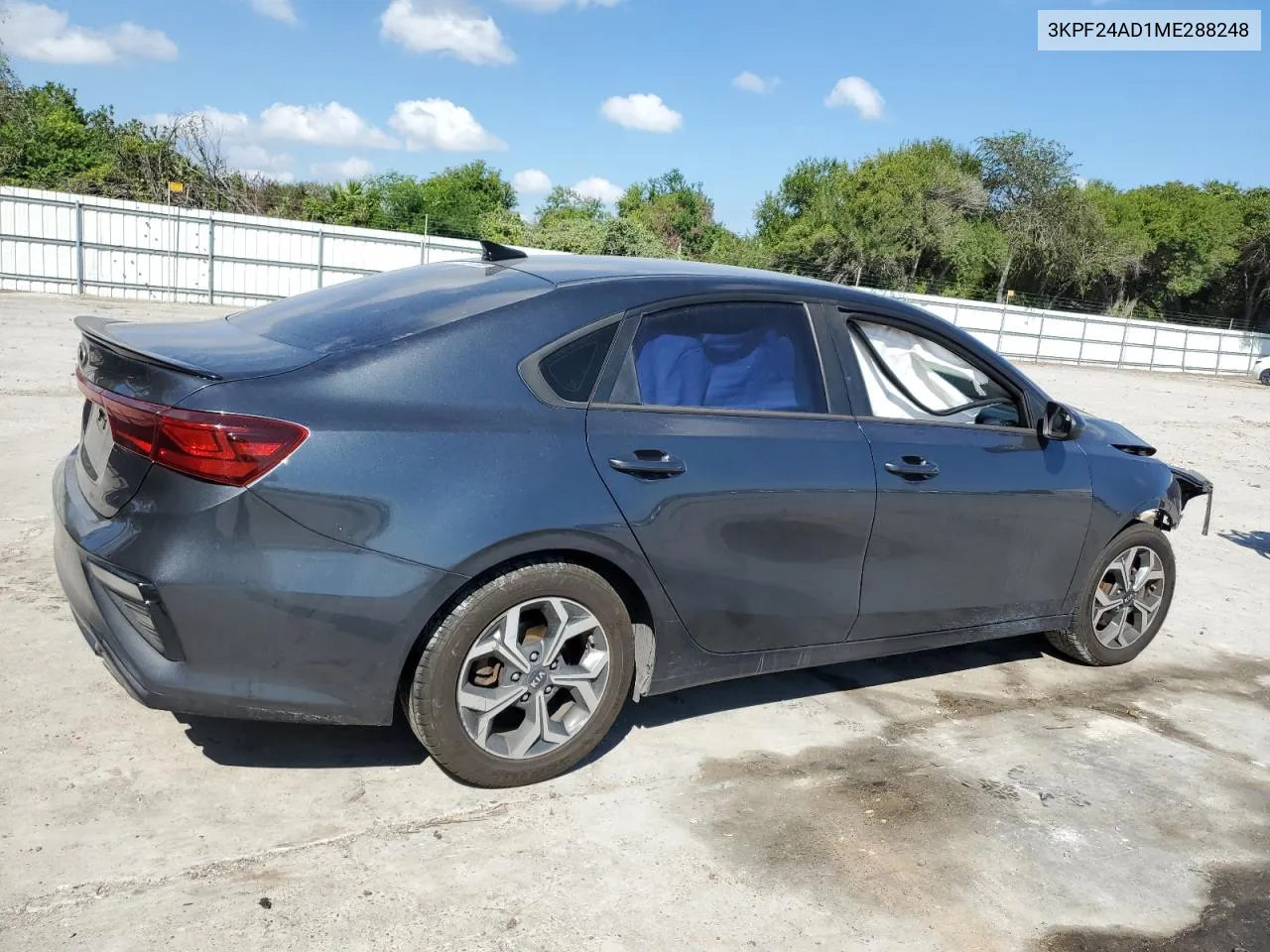 2021 Kia Forte Fe VIN: 3KPF24AD1ME288248 Lot: 73853174