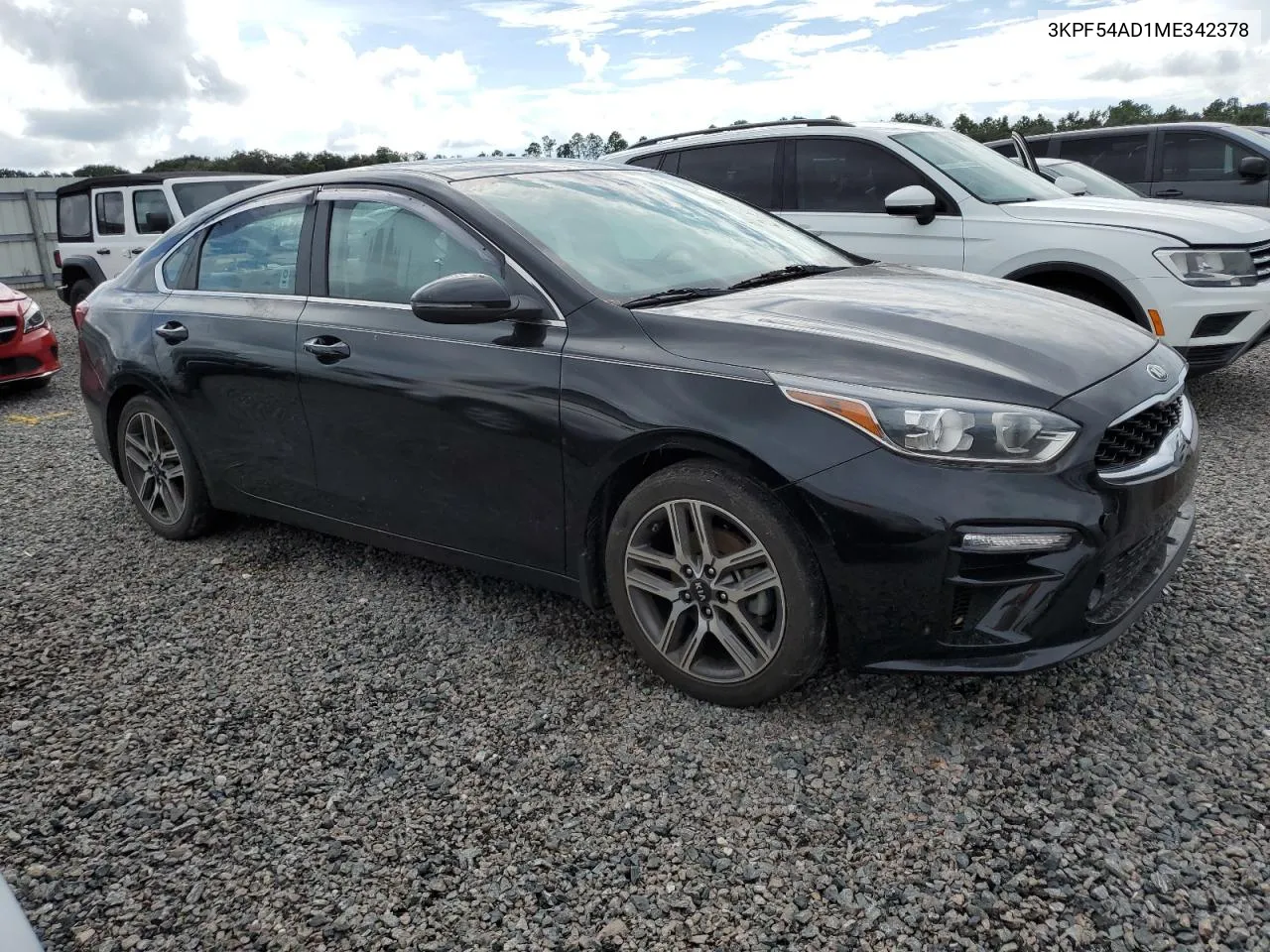 2021 Kia Forte Ex VIN: 3KPF54AD1ME342378 Lot: 73877514