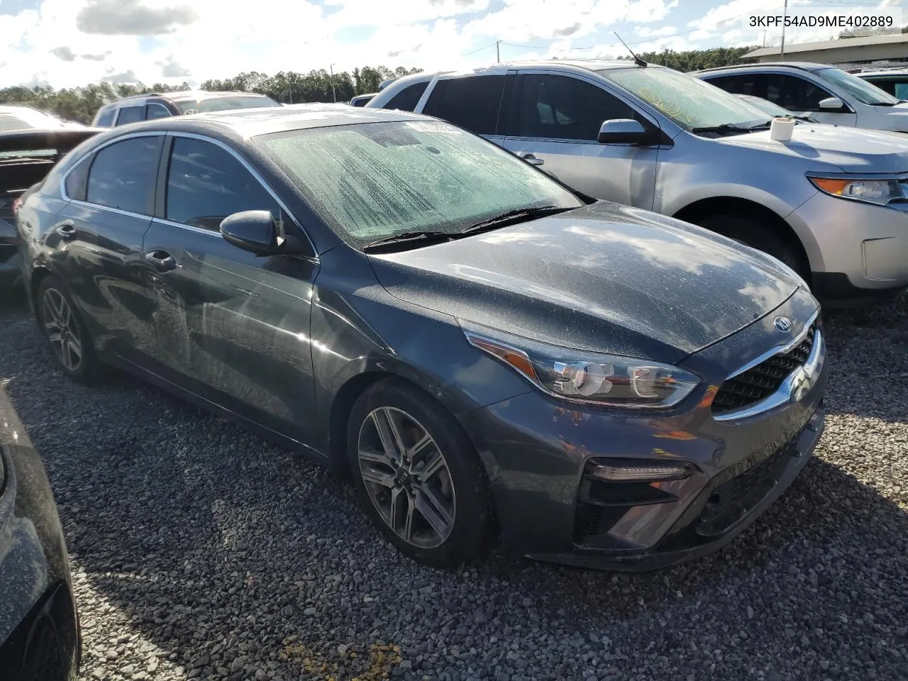 2021 Kia Forte Ex VIN: 3KPF54AD9ME402889 Lot: 74152014