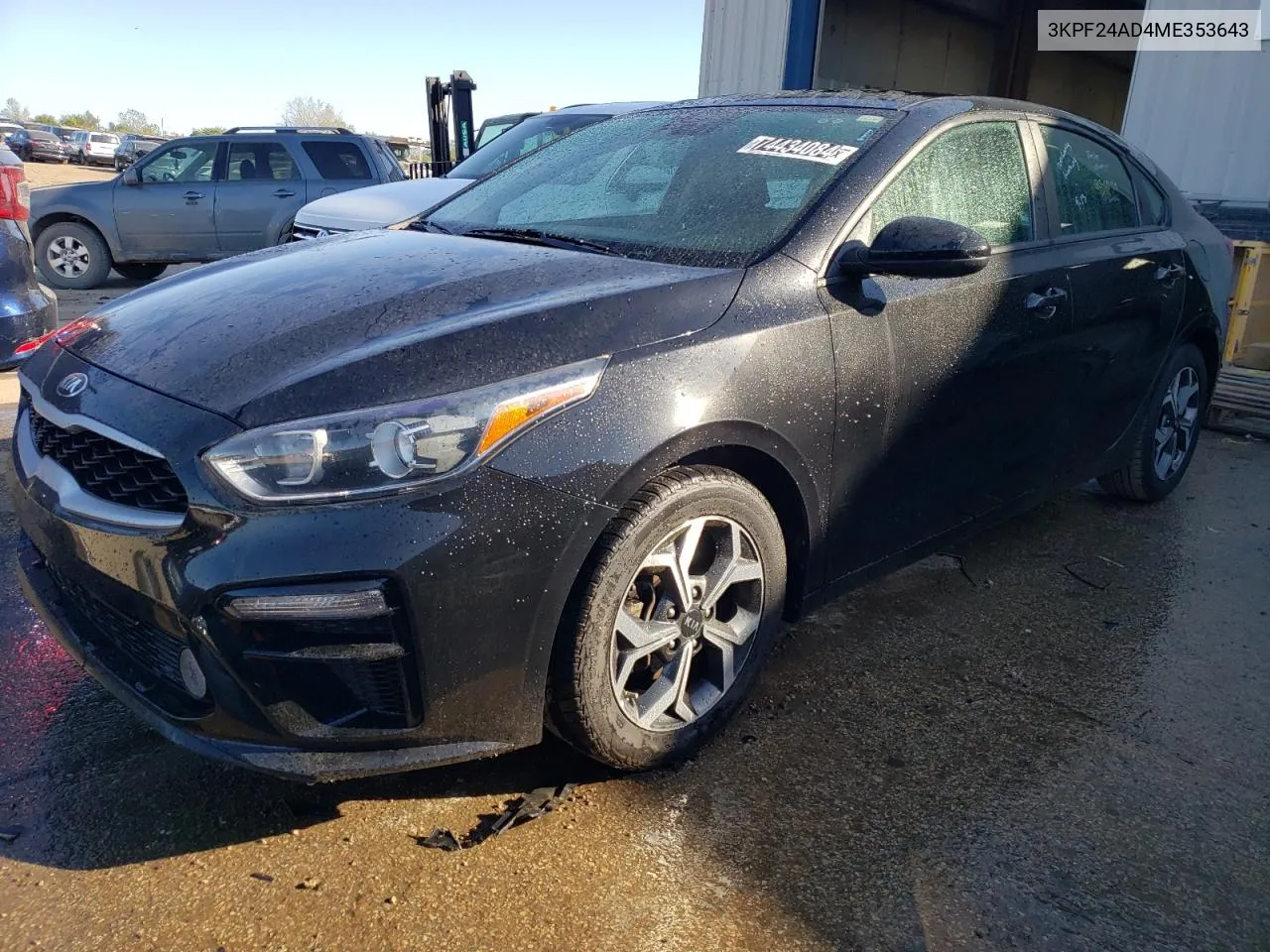 2021 Kia Forte Fe VIN: 3KPF24AD4ME353643 Lot: 74434084