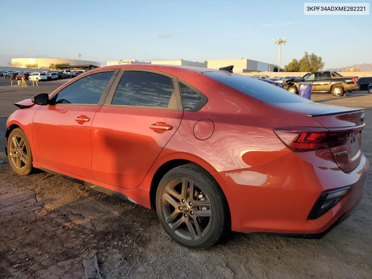 2021 Kia Forte Gt Line VIN: 3KPF34ADXME282221 Lot: 74817084