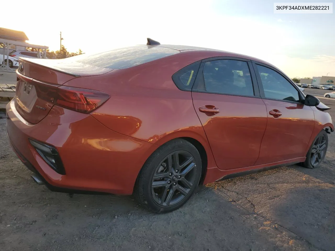 2021 Kia Forte Gt Line VIN: 3KPF34ADXME282221 Lot: 74817084