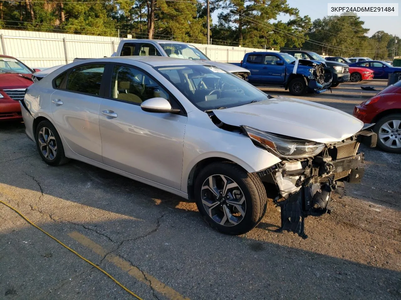 2021 Kia Forte Fe VIN: 3KPF24AD6ME291484 Lot: 74966014