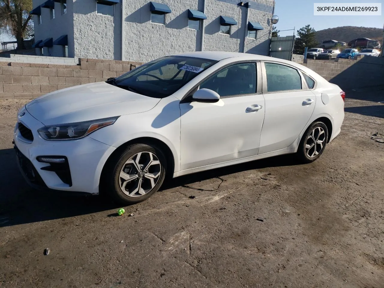 2021 Kia Forte Fe VIN: 3KPF24AD6ME269923 Lot: 75025084