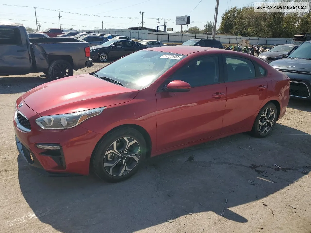 2021 Kia Forte Fe VIN: 3KPF24AD9ME264652 Lot: 75117844