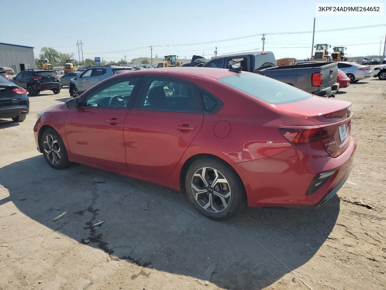 2021 Kia Forte Fe VIN: 3KPF24AD9ME264652 Lot: 75117844