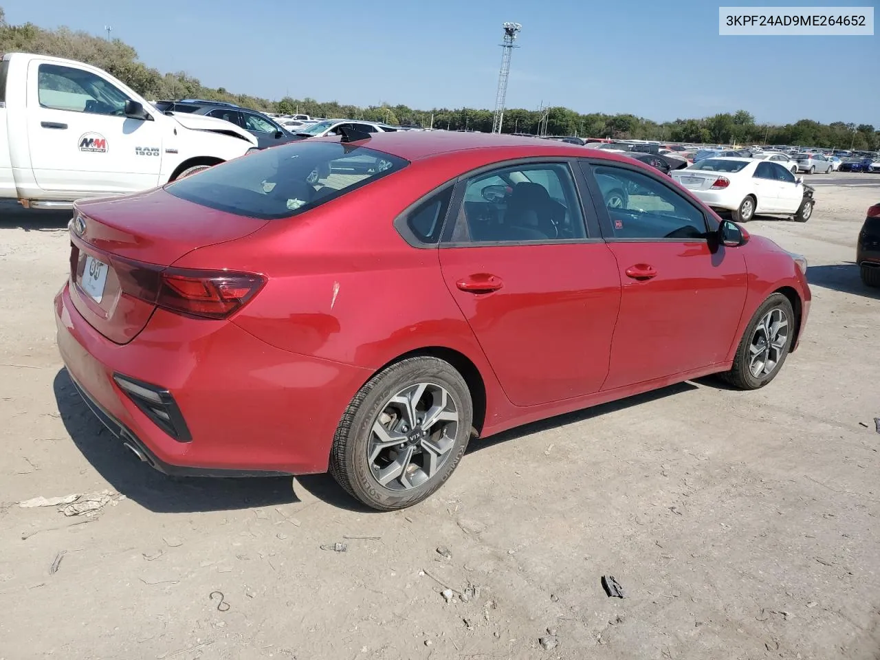 2021 Kia Forte Fe VIN: 3KPF24AD9ME264652 Lot: 75117844