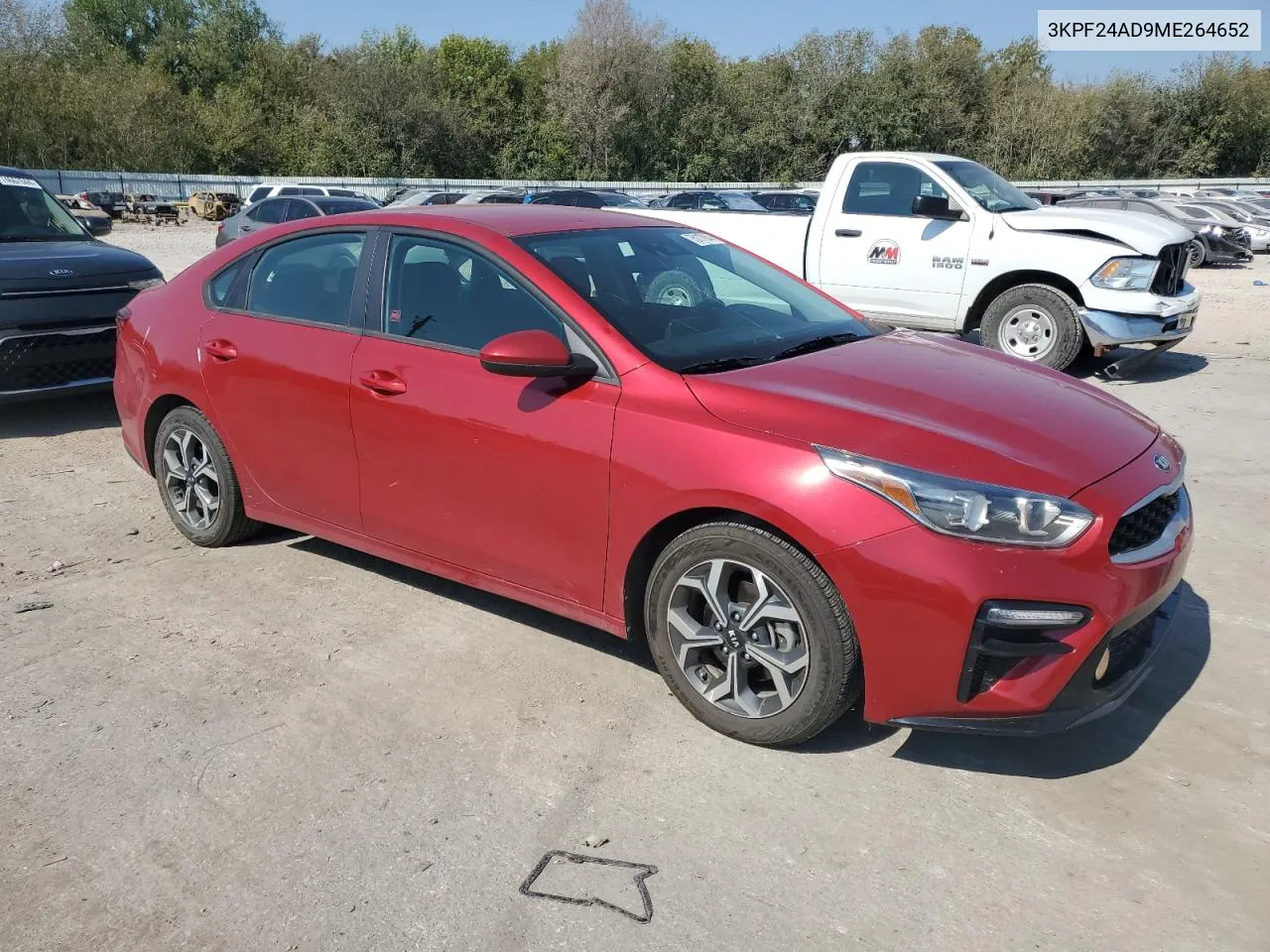 2021 Kia Forte Fe VIN: 3KPF24AD9ME264652 Lot: 75117844