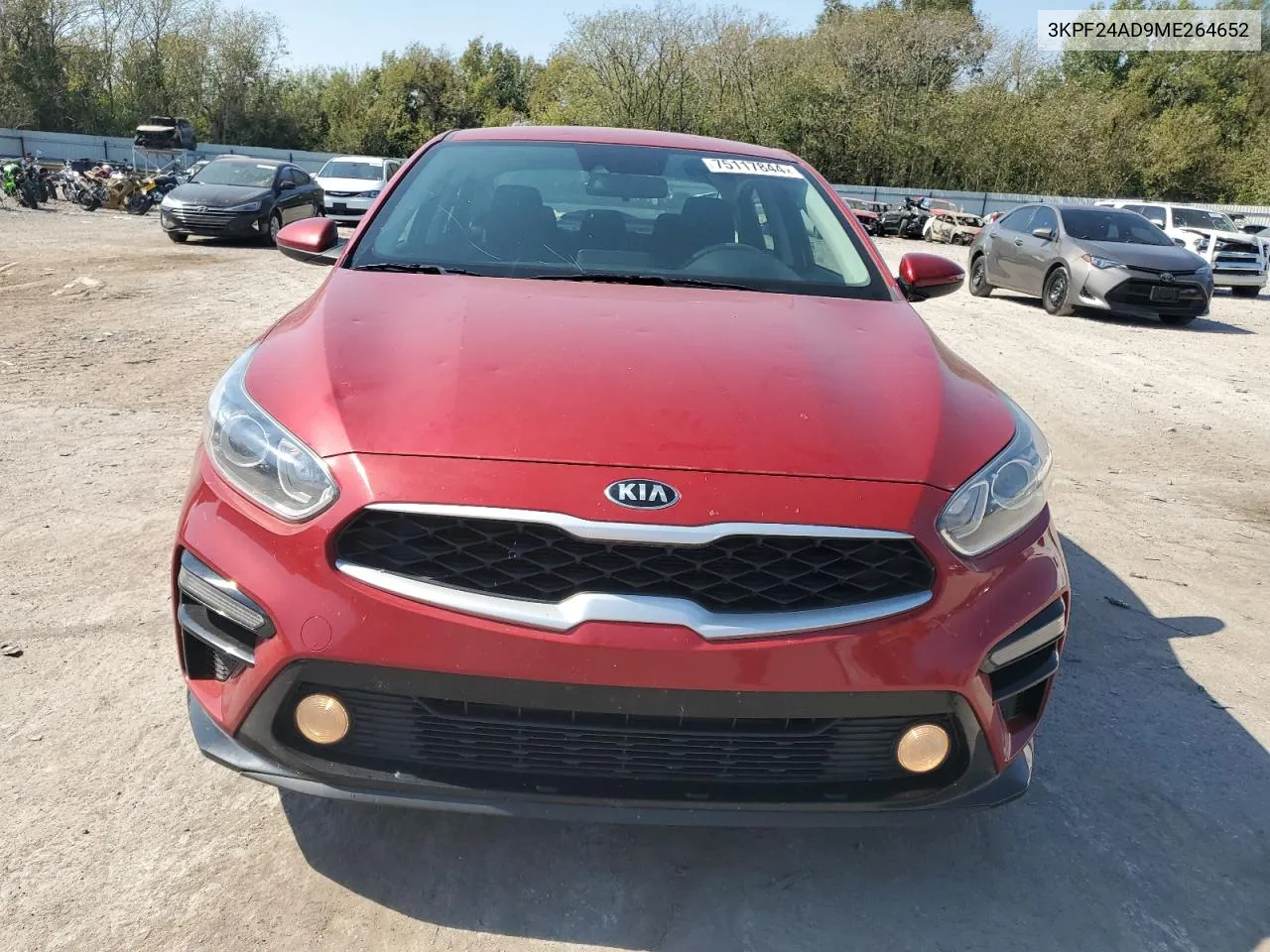 2021 Kia Forte Fe VIN: 3KPF24AD9ME264652 Lot: 75117844