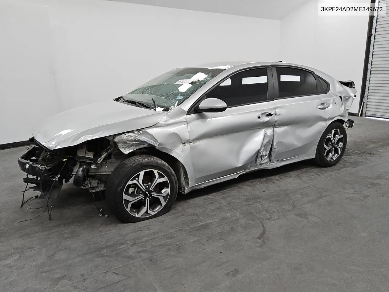 2021 Kia Forte Fe VIN: 3KPF24AD2ME349672 Lot: 75165024