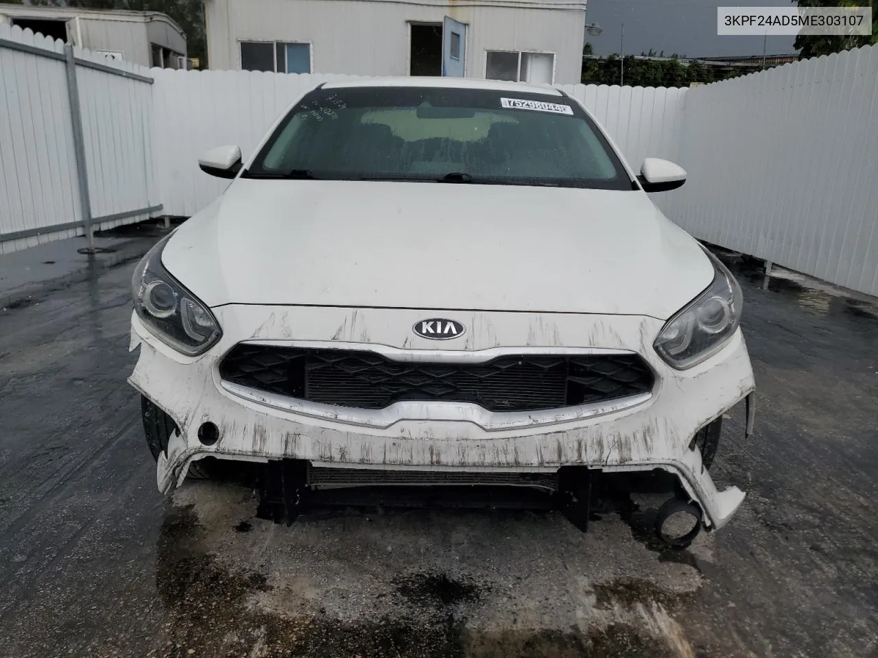 2021 Kia Forte Fe VIN: 3KPF24AD5ME303107 Lot: 75298044