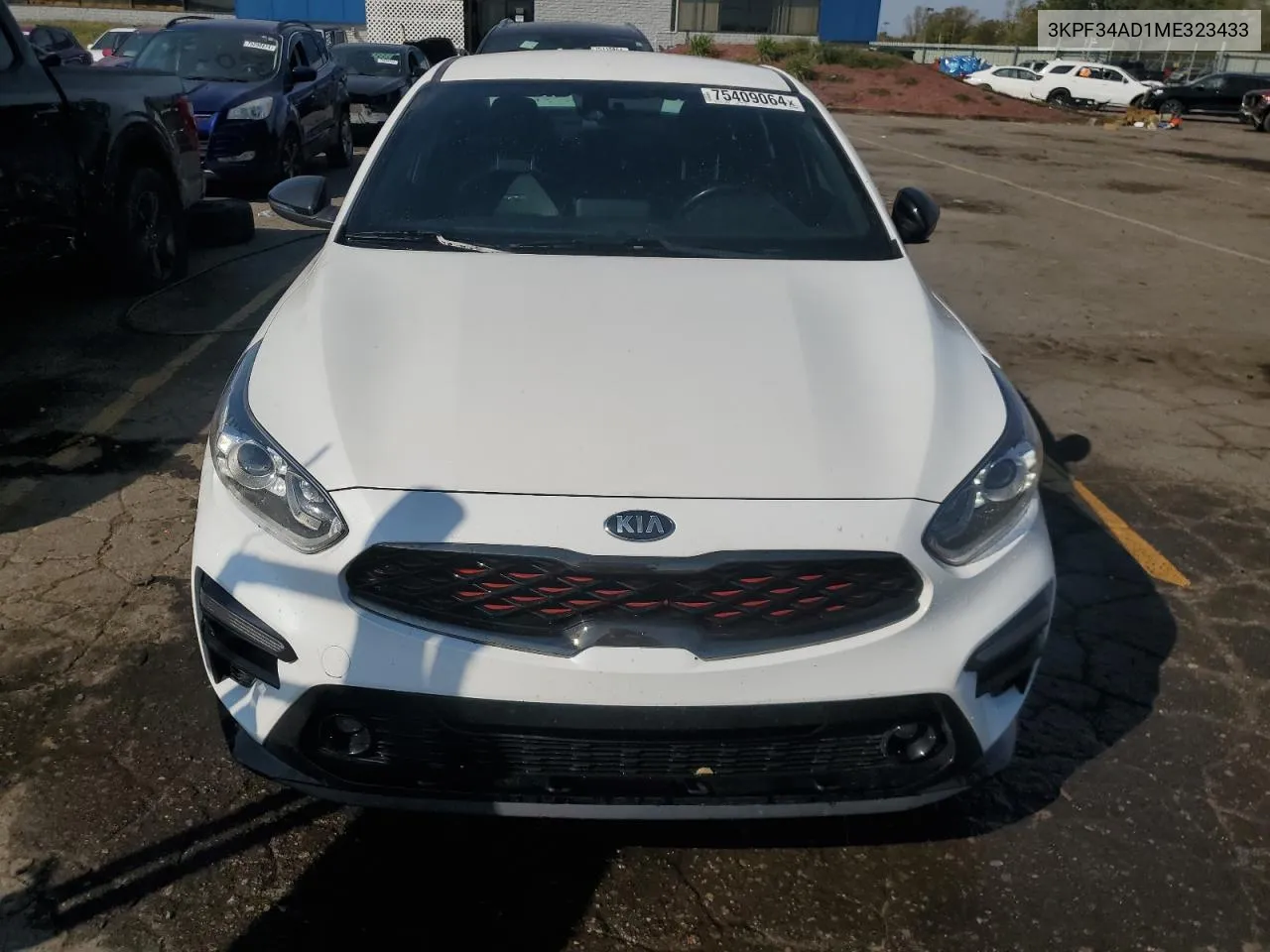 3KPF34AD1ME323433 2021 Kia Forte Gt Line