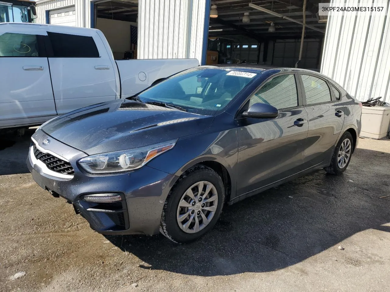 2021 Kia Forte Fe VIN: 3KPF24AD3ME315157 Lot: 75666314