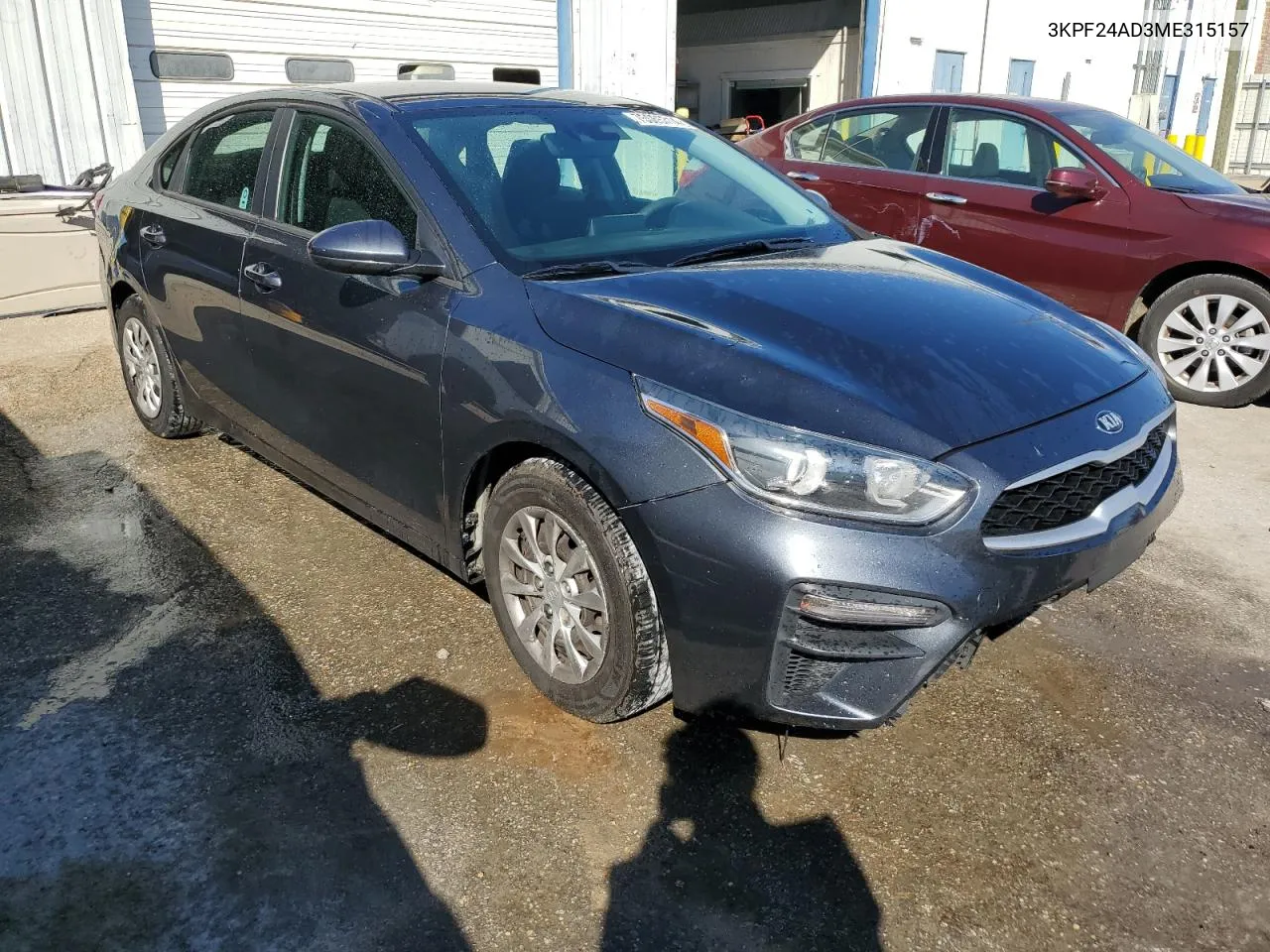 2021 Kia Forte Fe VIN: 3KPF24AD3ME315157 Lot: 75666314