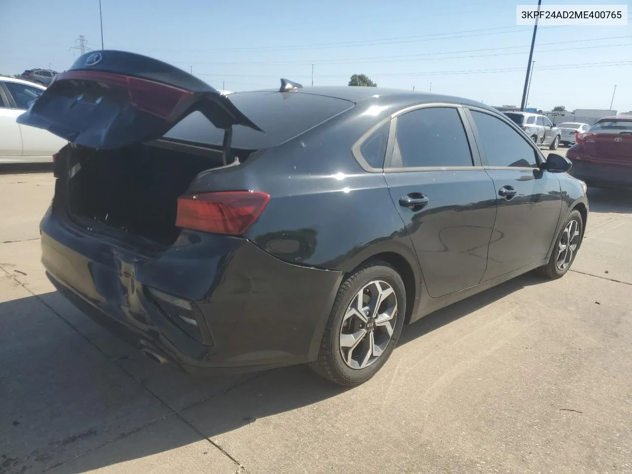 2021 Kia Forte Fe VIN: 3KPF24AD2ME400765 Lot: 75822964