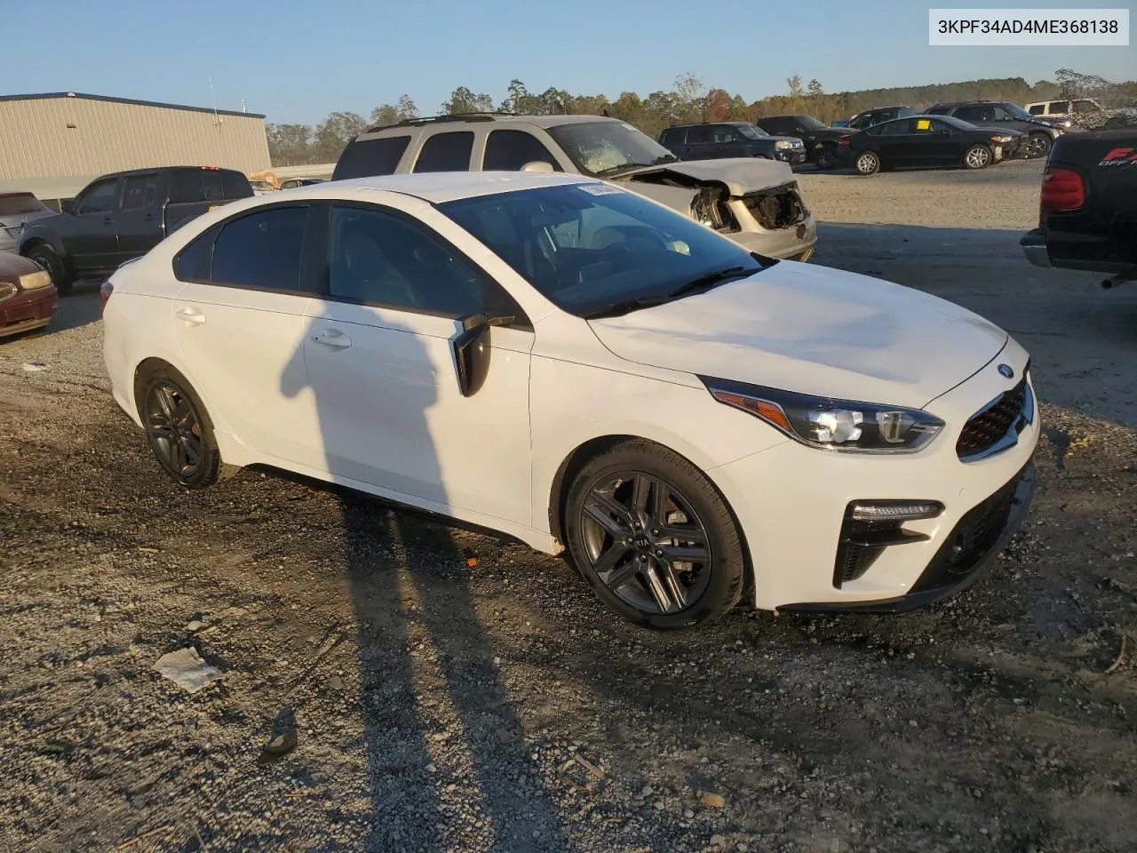 2021 Kia Forte Gt Line VIN: 3KPF34AD4ME368138 Lot: 75883084