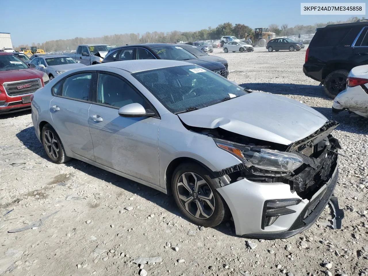 2021 Kia Forte Fe VIN: 3KPF24AD7ME345858 Lot: 75924184