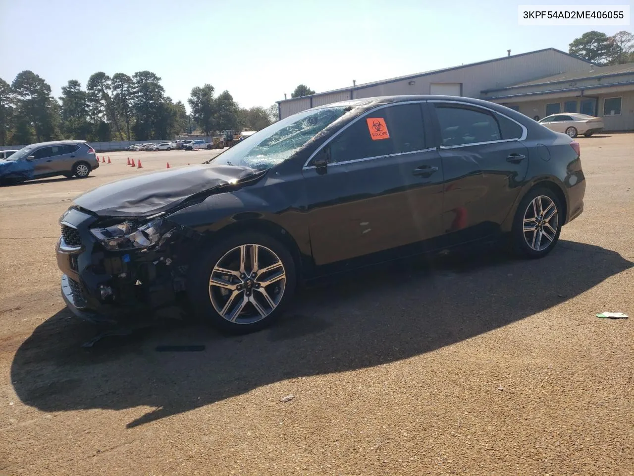 2021 Kia Forte Ex VIN: 3KPF54AD2ME406055 Lot: 75952544