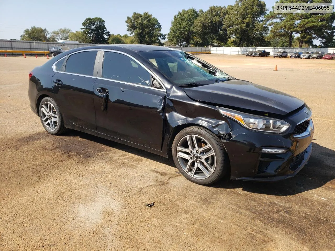 2021 Kia Forte Ex VIN: 3KPF54AD2ME406055 Lot: 75952544