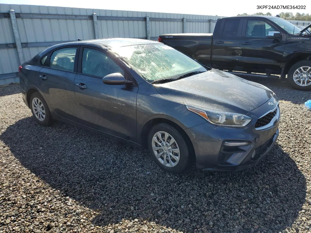 2021 Kia Forte Fe VIN: 3KPF24AD7ME364202 Lot: 75980824