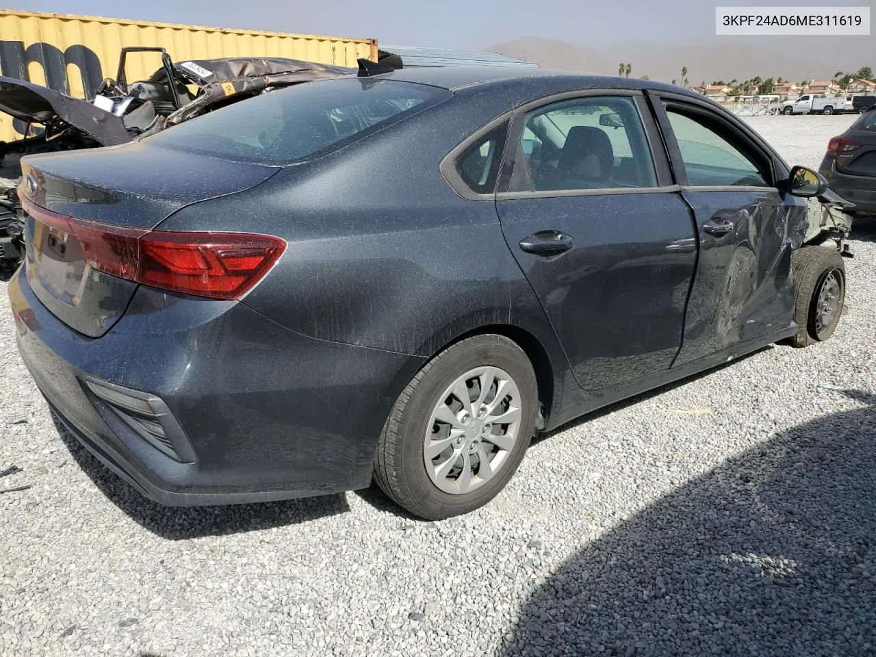 2021 Kia Forte Fe VIN: 3KPF24AD6ME311619 Lot: 76202234