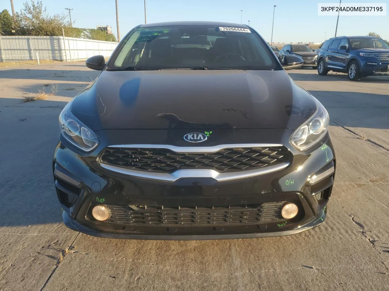 2021 Kia Forte Fe VIN: 3KPF24AD0ME337195 Lot: 76266444