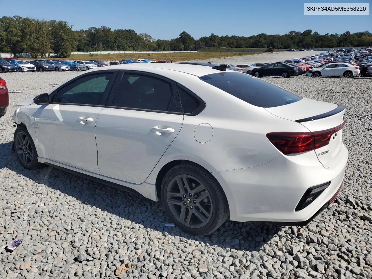 2021 Kia Forte Gt Line VIN: 3KPF34AD5ME358220 Lot: 76273714