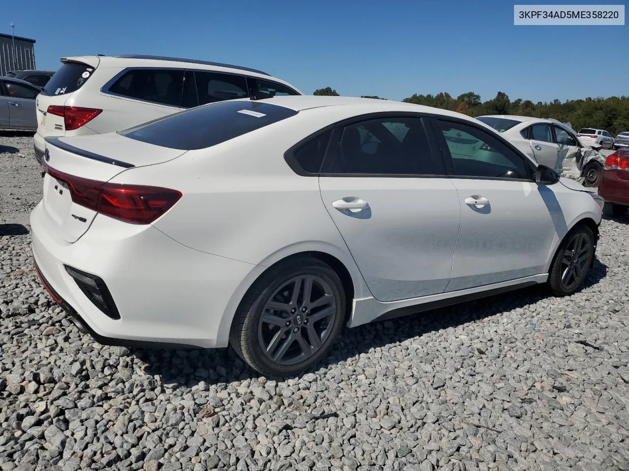 2021 Kia Forte Gt Line VIN: 3KPF34AD5ME358220 Lot: 76273714