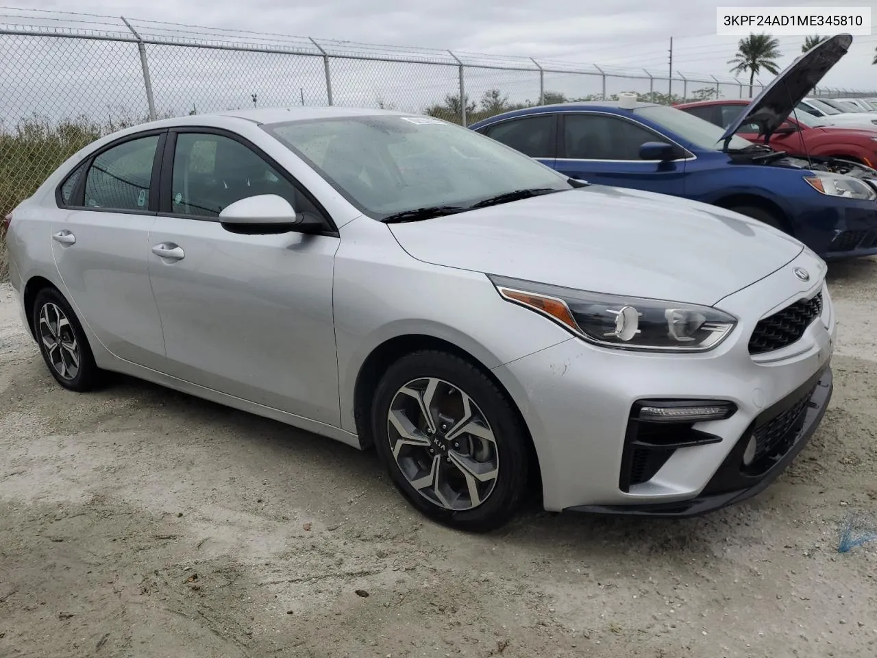 2021 Kia Forte Fe VIN: 3KPF24AD1ME345810 Lot: 76286834