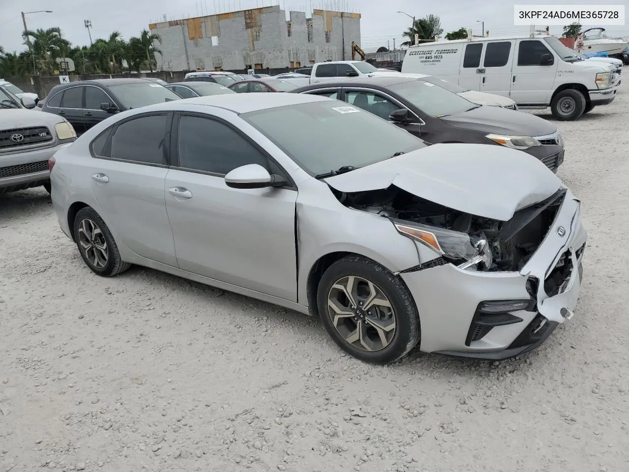 2021 Kia Forte Fe VIN: 3KPF24AD6ME365728 Lot: 76537424