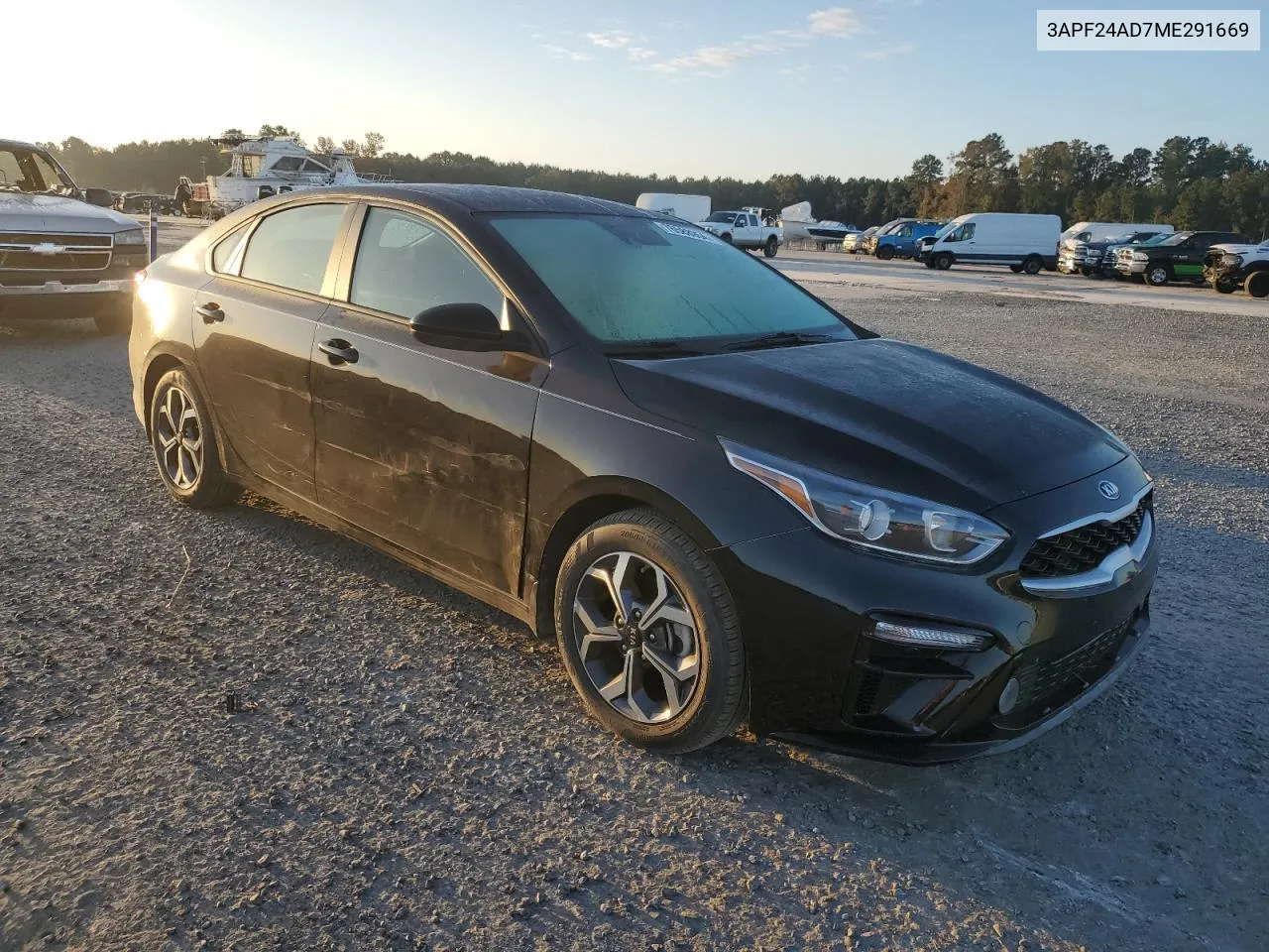 2021 Kia Forte VIN: 3APF24AD7ME291669 Lot: 76588954